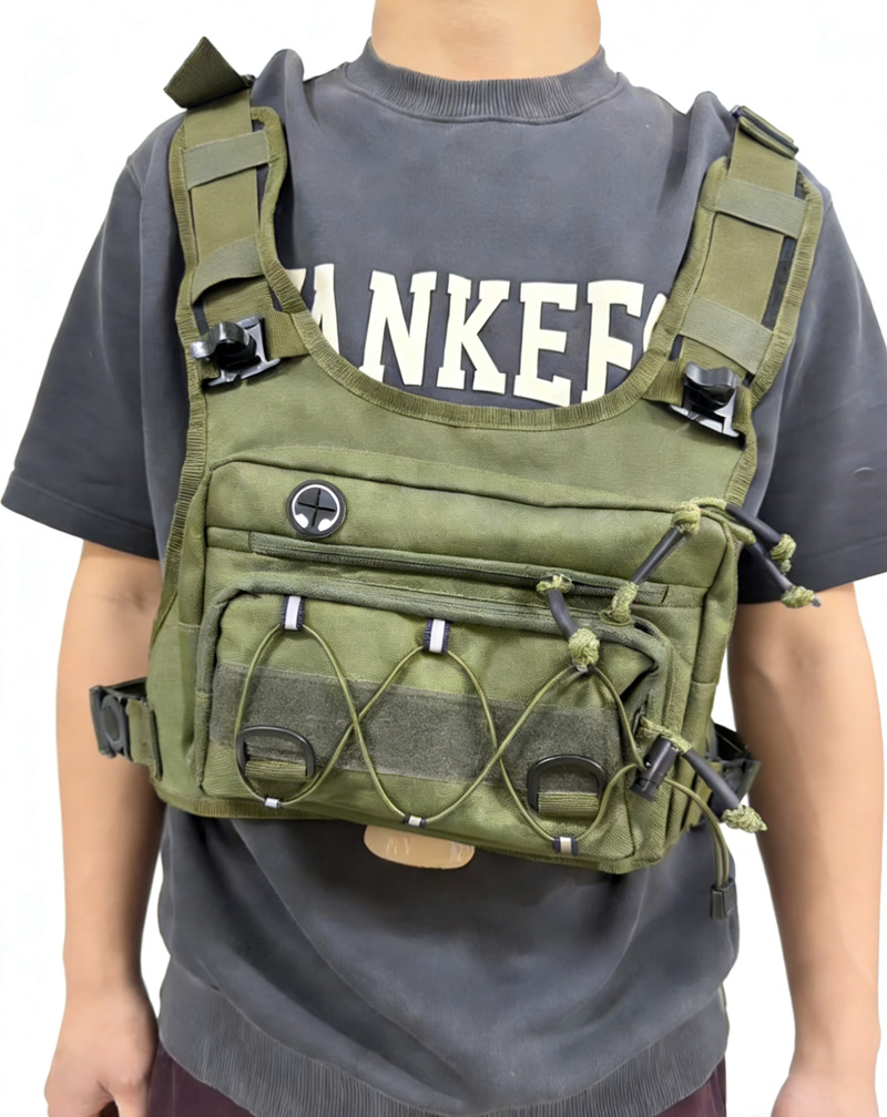 Tactical Chest Pack Rig- Multi-functional Suitable For Trail Running