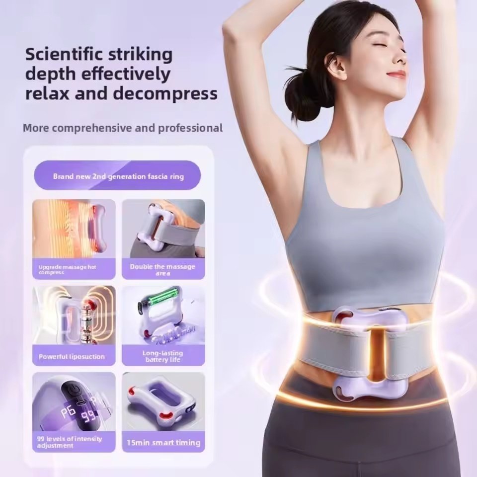 Fascia Ring Massager – Waist & Abdomen Recovery Tool, 5-Speed 3 Fascia Ring Massager – Waist & Abdomen Recovery Tool, 5-Speed - Image 3