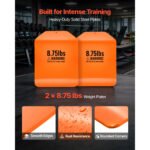 Curved Weight Vest Plates, 8.75 LB Pairs, Premium Steel Tactical Weighted Plates For Vest, Ergonomic Design, For Strength Endurance Training, Running, Jogging, Fitness, Heavy Workouts - Image 4