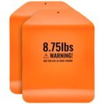 Curved Weight Vest Plates, 8.75 LB Pairs, Premium Steel Tactical Weighted Plates For Vest, Ergonomic Design, For Strength Endurance Training, Running, Jogging, Fitness, Heavy Workouts