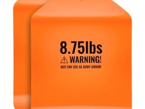 Fitness Eddy 19 Curved Weight Vest Plates, 8.75 LB Pairs, Premium Steel Tactical Weighted Plates For Vest, Ergonomic Design, For Strength Endurance Training, Running, Jogging, Fitness, Heavy Workouts