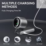3 IN 1 Portable Handheld Turbo Fan, 5 Gear Wind,2500mAh Battery,World Cup USA Soccer Fan Portable Fan For Stadium Games - Image 4