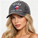 2pcs Texas The Lone Star State Embroidered Baseball Cap - FC Dallas 2026 World Cup Soccer Fan Hat, Adjustable Unisex Cotton Cap - Image 4