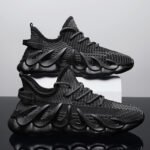 Fashion Sneakers With Wave Sole Cool Sports Shoes Men - Image 5