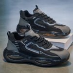 Men's Air Cushion Sneakers – Waterproof Leather Casual Running Shoes - Image 3