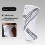 Nylon Four-way Stretch Knitted Sports Silicone Knee Brace - Image 3