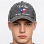 2pcs Texas The Lone Star State Embroidered Baseball Cap - FC Dallas 2026 World Cup Soccer Fan Hat, Adjustable Unisex Cotton Cap - Image 7