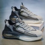 Men's Air Cushion Sneakers – Waterproof Leather Casual Running Shoes - Image 2