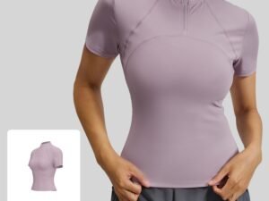 Fitness Eddy 17 Women's Outdoor High-Elastic Half-Zip Yoga Top