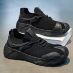Fly Knit Mesh Sneakers – Breathable Korean Style Casual Running Shoes - Image 5