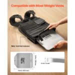 Curved Weight Vest Plates, 14.5 LB Pairs, Premium Steel Tactical Weighted Plates For Vest, Ergonomic Design, For Strength Endurance Training, Running, Jogging, Fitness, Heavy Workouts - Image 2