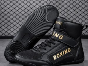 Fitness Eddy 19 High-top Anti-slip Drop-resistant Wear-resistant Boxing Shoes