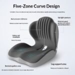 Student Posture-Correcting Ergonomic Seat Cushion With Lumbar Support