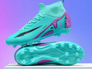 Fitness Eddy 19 High-Top Football Cleats AG Turf Cleats Long-Stud Training Shoes