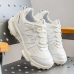 Men's Soft Sole Breathable Sports Walking Shoes, Breathable Cross-Country Running & Outdoor Hiking Shoes For Men