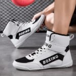 High-top Anti-slip Drop-resistant Wear-resistant Boxing Shoes - Image 4