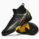 High-Top Football Cleats AG Turf Cleats Long-Stud Training Shoes - Image 3
