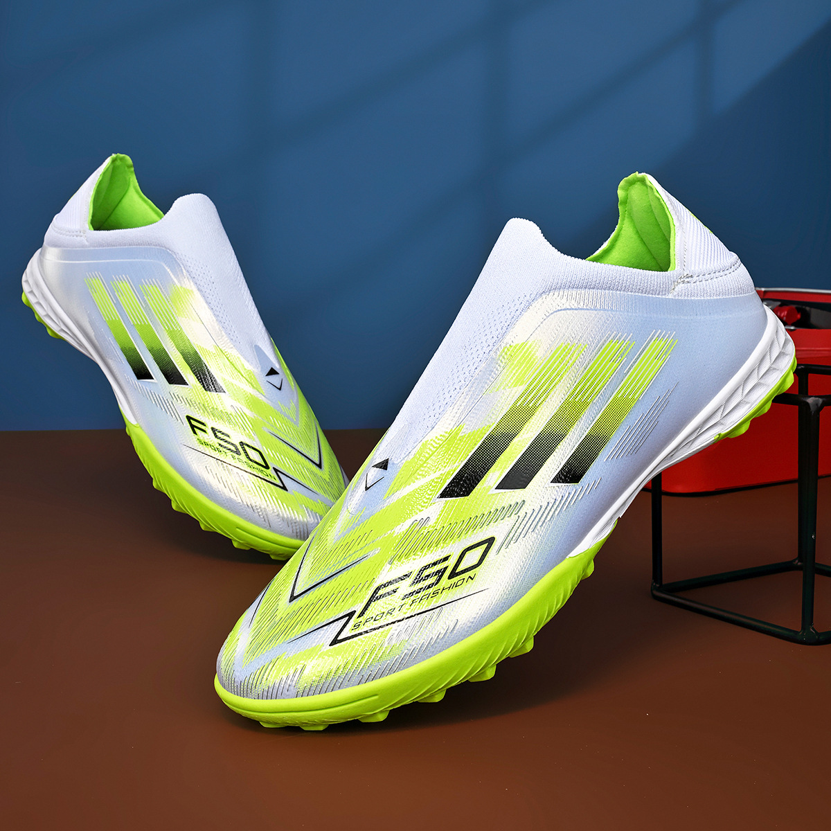 Low-Cut Long-Stud Outdoor Soccer Cleats – Sizes 30–46