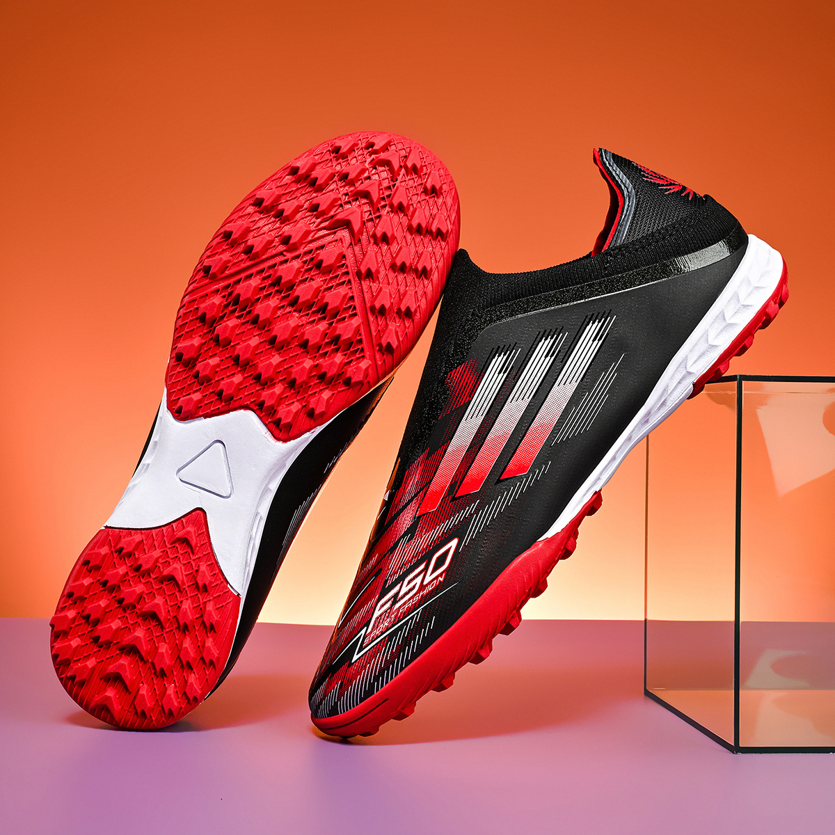 Low-Cut Long-Stud Outdoor Soccer Cleats – Sizes 30–46