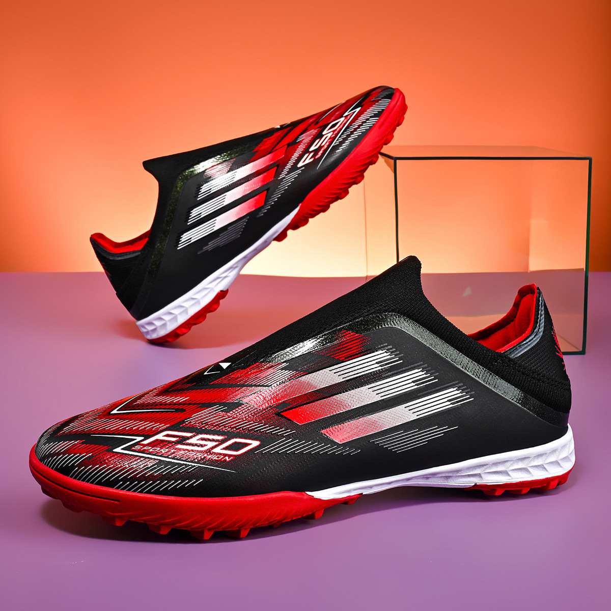 Low-Cut Long-Stud Outdoor Soccer Cleats – Sizes 30–46