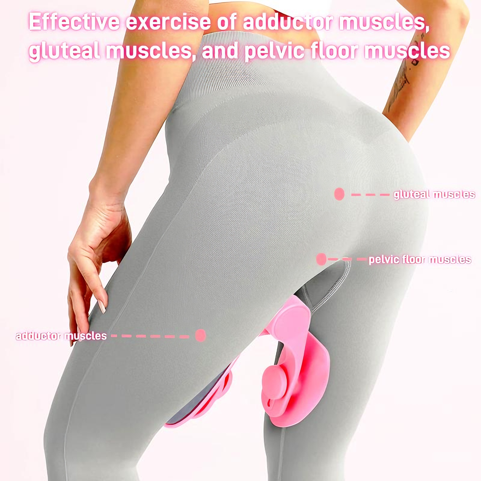 Pelvic Floor & Inner Thigh Exerciser – Compact Home Workout Tool