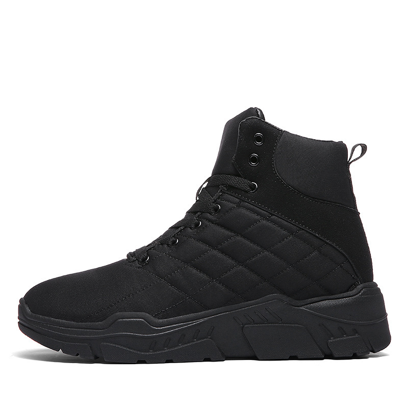 Snow Boots High Top Plus Velvet Shoes Waterproof Wear Resistant Hiking Shoes 2 Snow Boots High Top Plus Velvet Shoes Waterproof Wear Resistant Hiking Shoes - Image 2