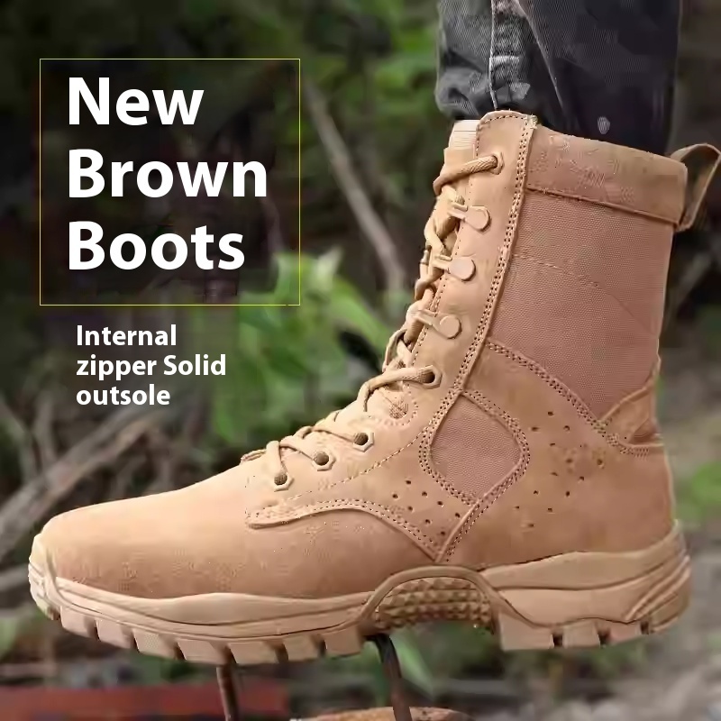 Brown Outdoor Snow Boots Cold Weather Boots 3 Brown Outdoor Snow Boots Cold Weather Boots - Image 3