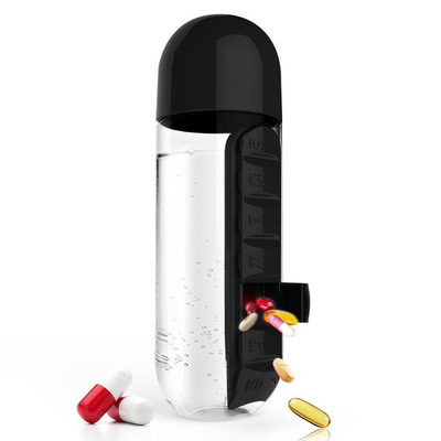 2-in-1 Water Bottle with a Built-in Pill Organizer 9 2-in-1 Water Bottle with a Built-in Pill Organizer - Image 9