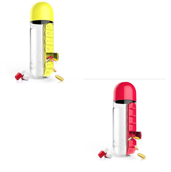 2-in-1 Water Bottle with a Built-in Pill Organizer 6 2-in-1 Water Bottle with a Built-in Pill Organizer - Image 6