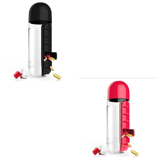 2-in-1 Water Bottle with a Built-in Pill Organizer 10 2-in-1 Water Bottle with a Built-in Pill Organizer - Image 10
