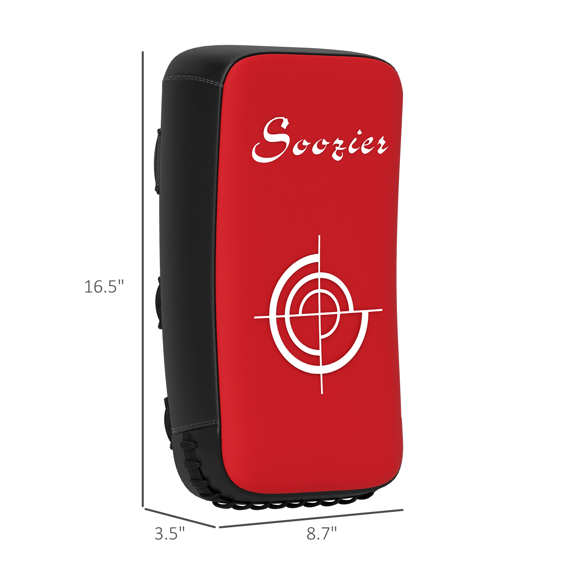16.5 In Muay Thai Kick Shield Punching Pad, Kick Shield For Martial Arts, Karate, Kickboxing, MMA X 1 Unit, Red 2 16.5 In Muay Thai Kick Shield Punching Pad, Kick Shield For Martial Arts, Karate, Kickboxing, MMA X 1 Unit, Red - Image 2