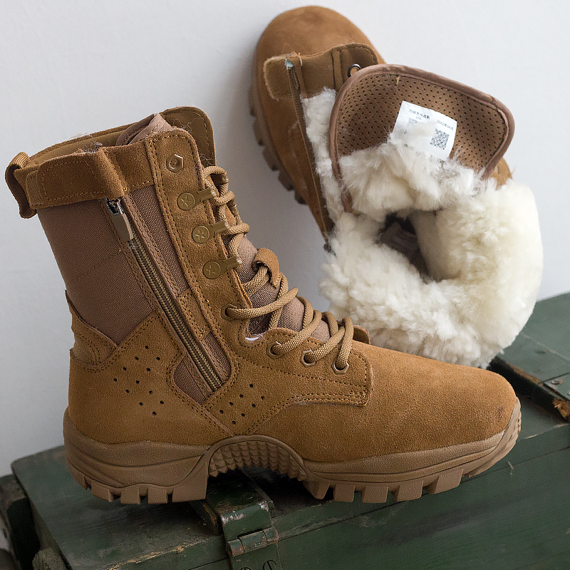 Brown Outdoor Snow Boots Cold Weather Boots 5 Brown Outdoor Snow Boots Cold Weather Boots - Image 5