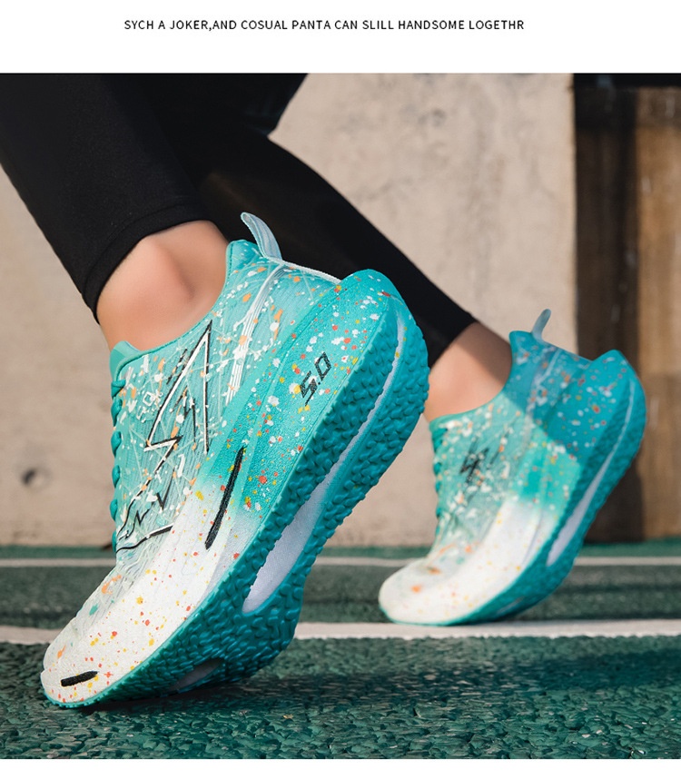 Iridescent running shoes road use
