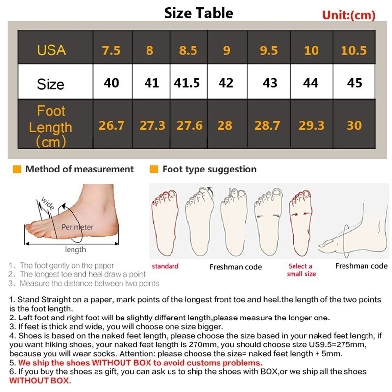 Men's high top waterproof hiking shoes plus size 17 Men’s high top waterproof hiking shoes side view