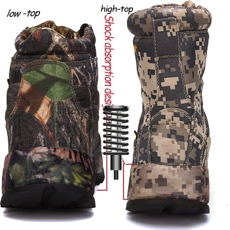 Men's high top waterproof hiking shoes plus size 18 Men’s waterproof hiking shoes outsole