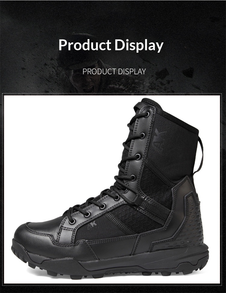 Men's Outdoor Waterproof Hiking & Combat Boots 45 Waterproof hiking boots complete view