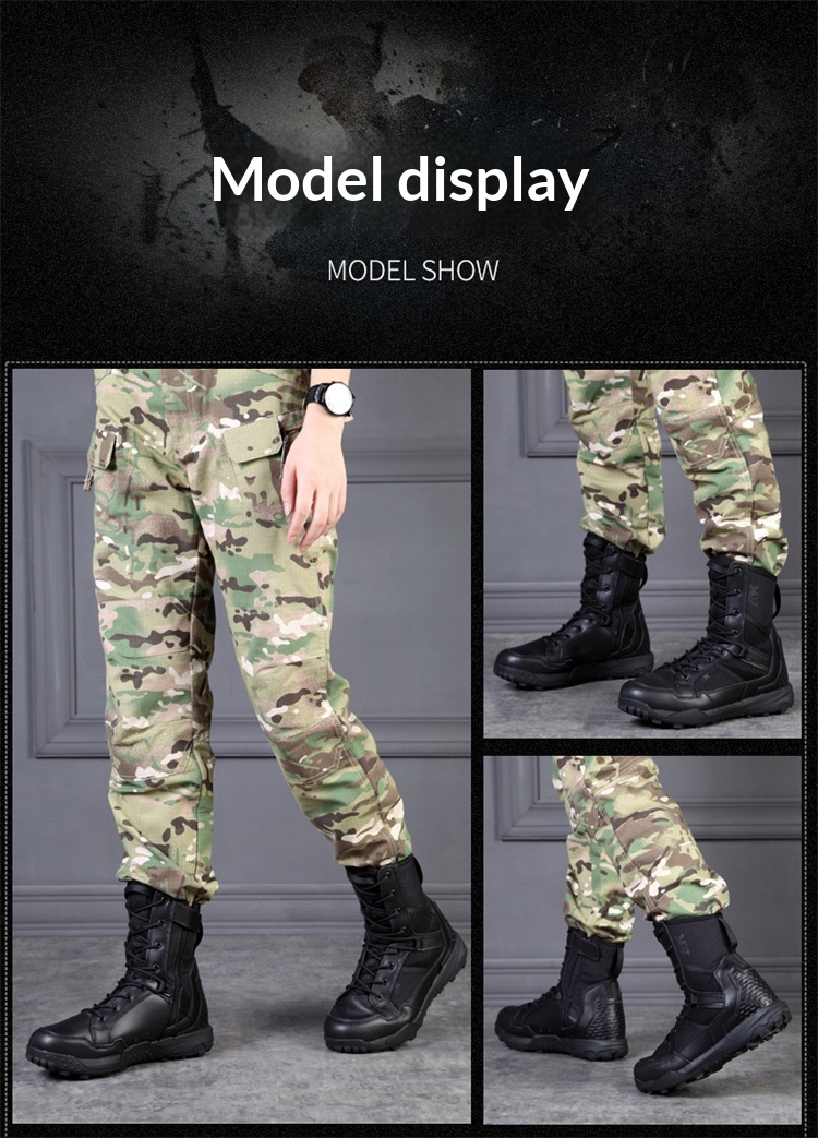 Men's Outdoor Waterproof Hiking & Combat Boots 27 Waterproof hiking boots outsole