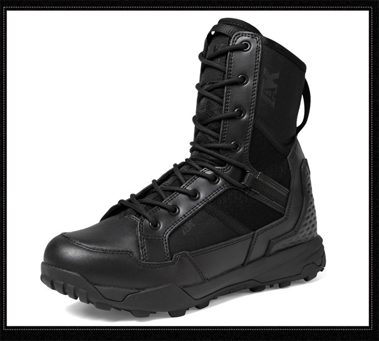 Men's Outdoor Waterproof Hiking & Combat Boots 33 Waterproof hiking boots tread detail