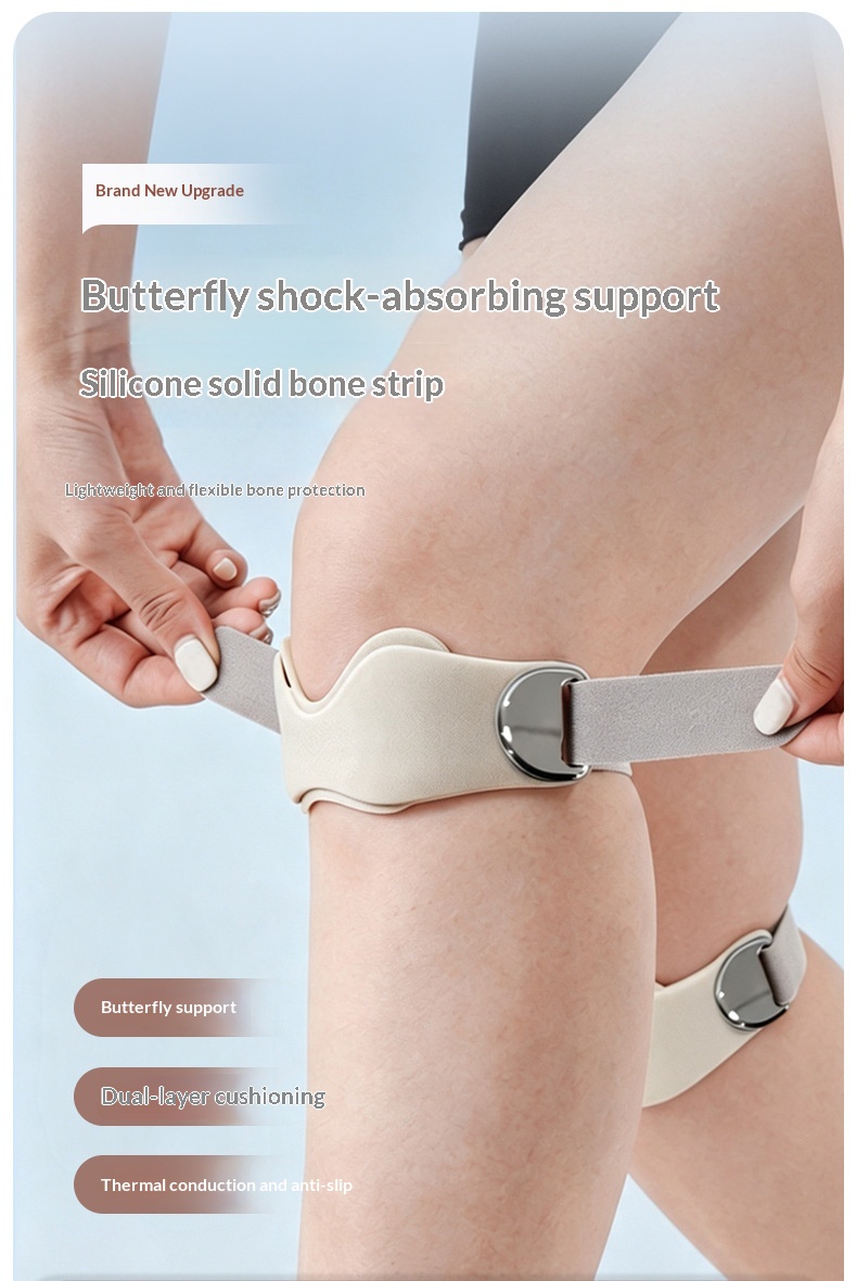 Patellar Tendon Support Strap – Adjustable Silicone Knee Band
