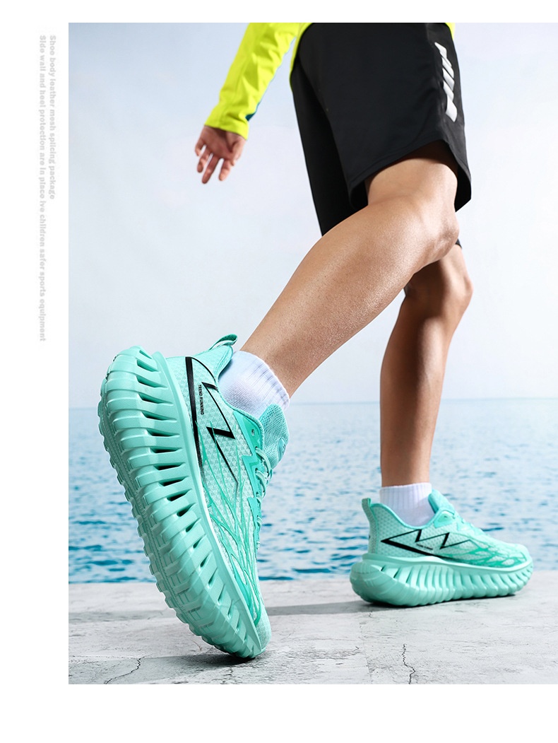 Unisex Carbon Plate Lightweight Running Shoes 37 Unisex running shoes side profile