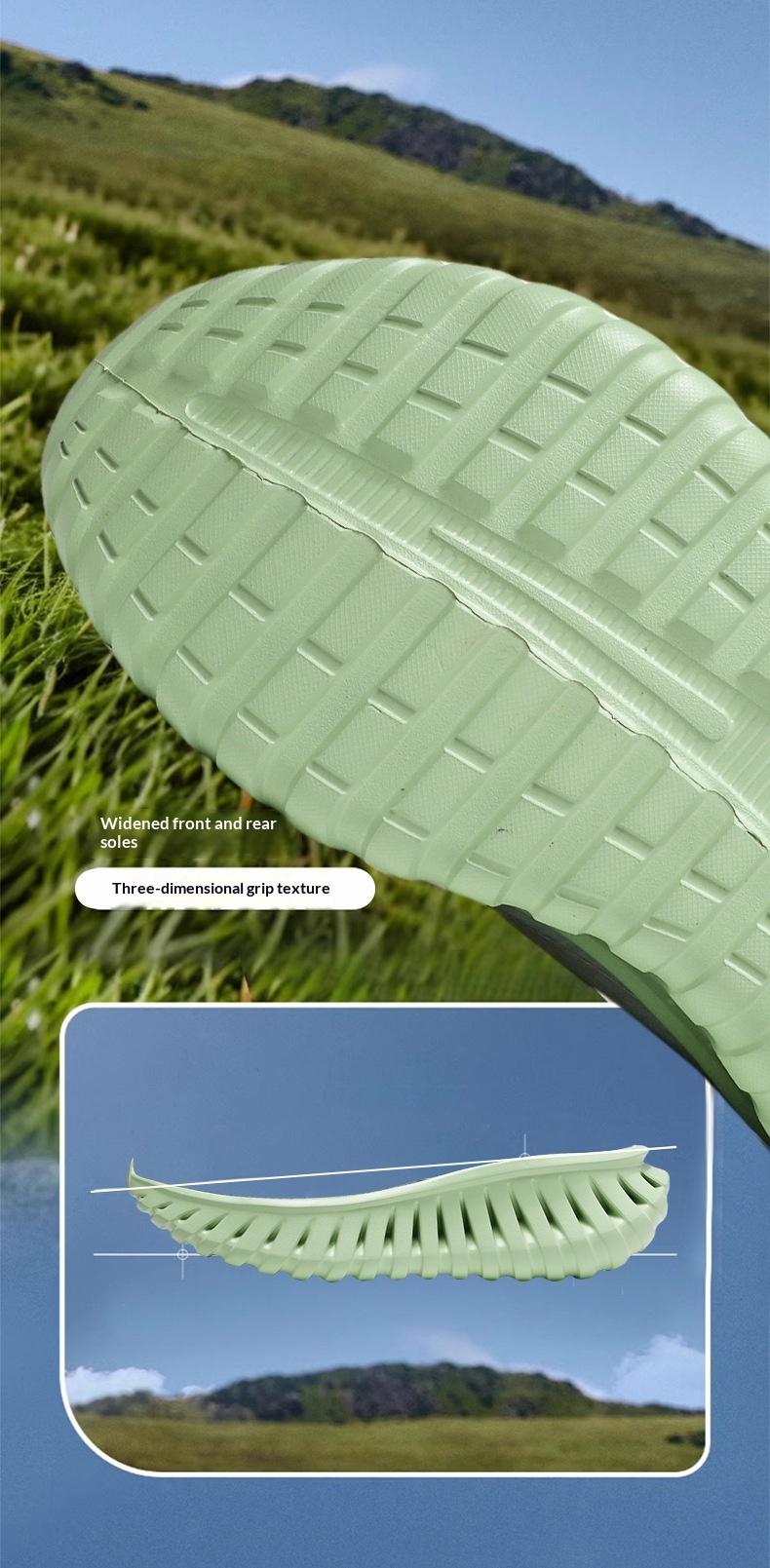 Unisex Carbon Plate Lightweight Running Shoes 38 Carbon plate running shoes tread detail