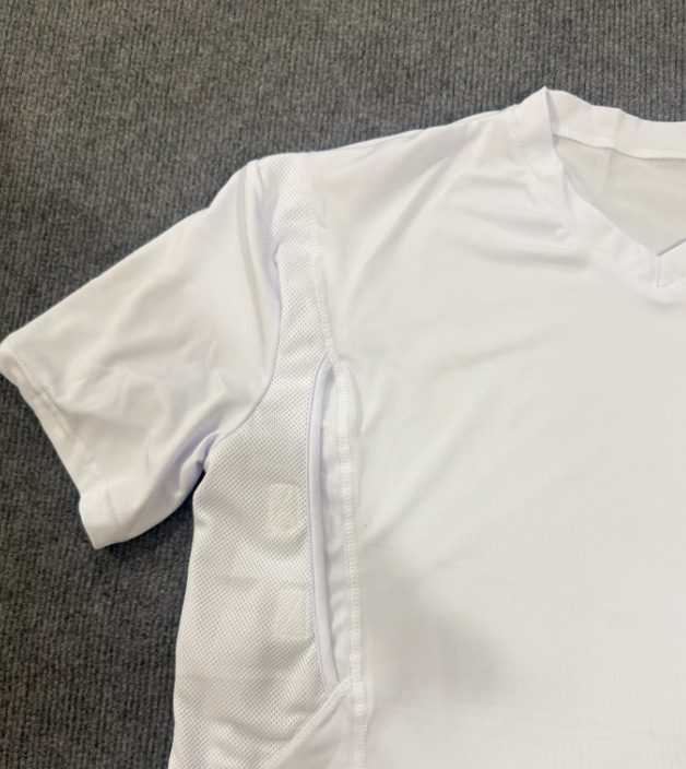 Men's Short-sleeve Concealed-carry Holster High Elastic V Neck Tactical Shirt 36 Men's Short-sleeve Concealed-carry Holster High Elastic V Neck Tactical Shirt - detail 6