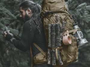 Tactical mountaineering backpack 36L-55L - view 1