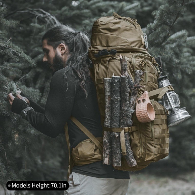 High-Capacity Tactical Mountaineering Backpack (36Lā55L) ā Heavy-Duty Outdoor Travel Rucksack 2 Tactical mountaineering backpack 36L-55L - view 1