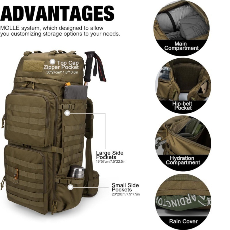 High-Capacity Tactical Mountaineering Backpack (36Lā55L) ā Heavy-Duty Outdoor Travel Rucksack 29 High-Capacity Tactical Mountaineering Backpack (36Lā55L) ā Heavy-Duty Outdoor Travel Rucksack - detail 5