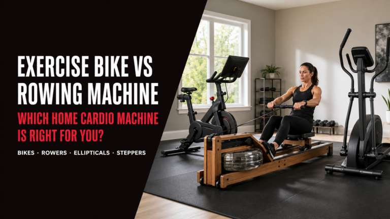 Exercise Bike vs Rowing Machine vs Elliptical vs Stepper: Which Home Cardio Machine Is Right for You?