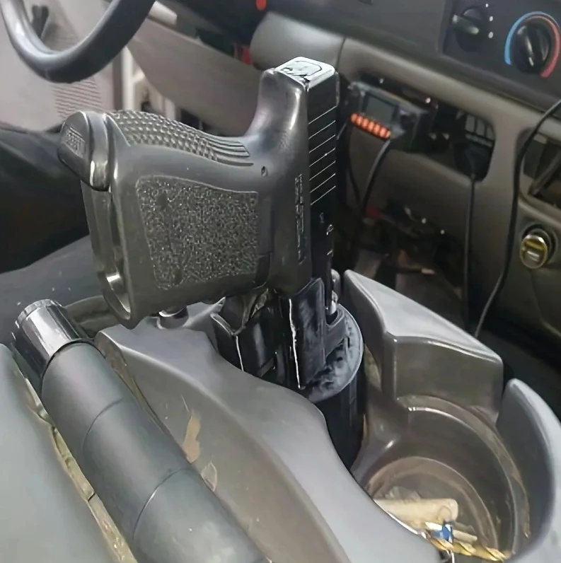 Glock Cup Holster Convenient Car Seat Cup Holder Fits Glock 17/19/22
