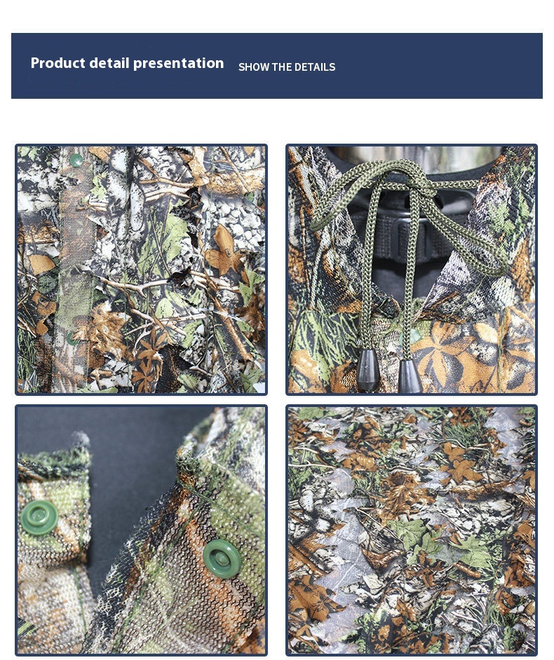 Maple Leaf Bionic Outdoor Camouflage Camouflage Ghillie Suit